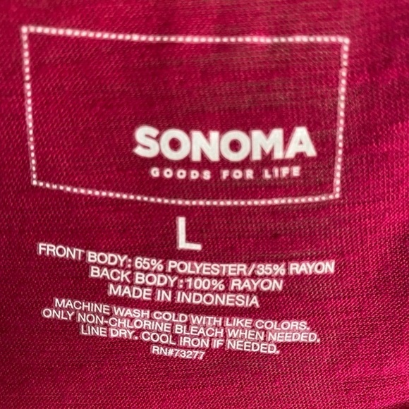 Sonoma Pink Size Large Hi Low Top Barbie - Picture 4 of 4